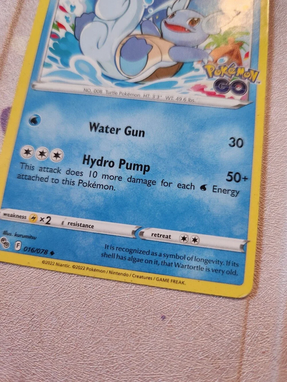 Wartortle (Pokémon GO 016/078)